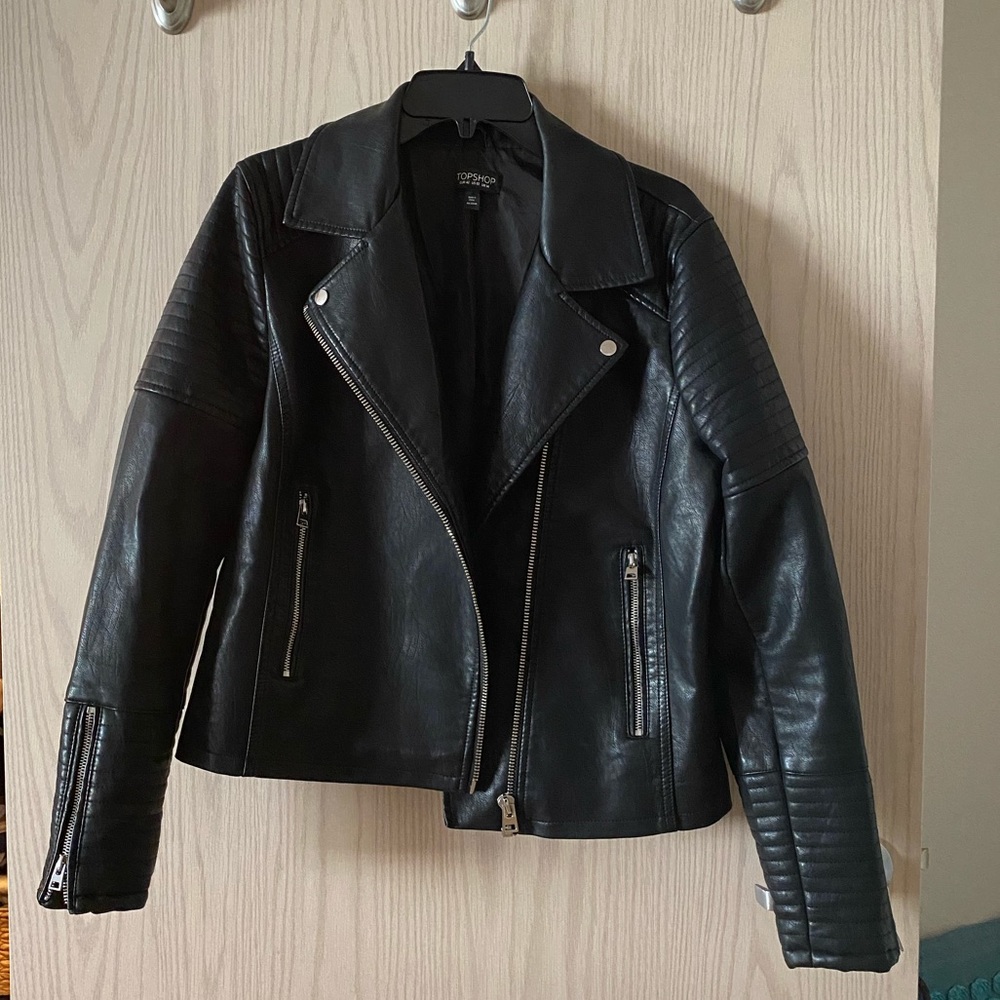 Faux Leather Jacket